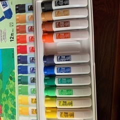 ぺんてるエフ水彩⭐️絵の具１０色の画像