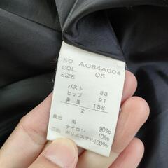 黒ロングコート厚手リアルファーの画像