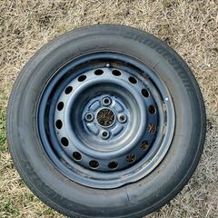 【訳ありジャンク品】スチールホイール（パンクタイヤ付）