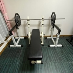 (お譲り先決定しました)ベンチプレスセット
