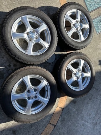 【値下げ】スタッドレスタイヤ&ホイール4本セット185/65R15