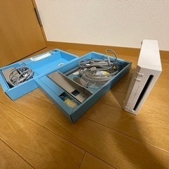 Nintendo Wii、ソフト、ヌンチャク等セットの画像