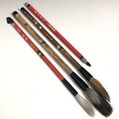 🔷🔶🔷FI14/62　中古 書道具 高級筆 まとめて16本 純羊毛 十四代 時蔵作 玉信堂 跋渉堂 宝研堂 一徹堂 筆匠 榊原 松林堂 文明堂 一休園 鼬毫◆🔷🔶🔷の画像