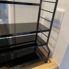 黒のラック無料であげます！の画像