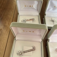 新品北一硝子ネクタイピンカフスの画像