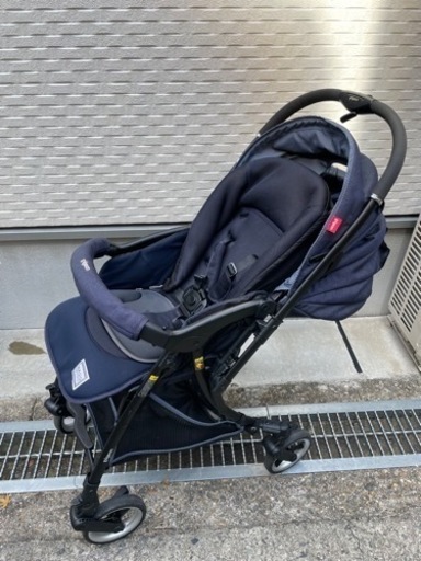 【10回程度使用】Pigeon A型 ベビーカー デニム