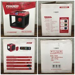 🔷🔶🔷pa1/90 3Dプリンター FLASH FORGE Finder フラッシュフォージ ファインダー My Finder 動作・通電確認済 中古🔷🔶🔷の画像