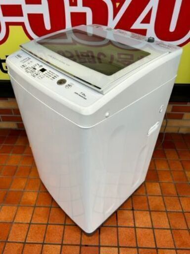 訳アリ品■アクア　7kg 全自動電気洗濯機　AQW-GV70H■