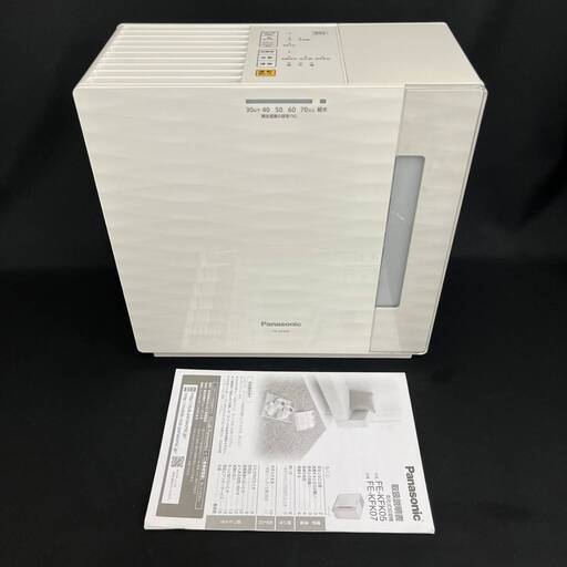 加湿器 Panasonic パナソニック FE-KFK05 気化式加湿器 取扱説明書付き ホワイト