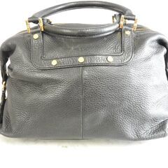 Tory Burch トリーバーチ レザー ハンドバッグ 黒 ☆中古☆の画像