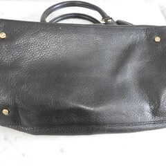 Tory Burch トリーバーチ レザー ハンドバッグ 黒 ☆中古☆の画像