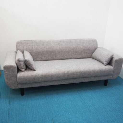 【良品】3人掛けソファ 3Pソファ 幅1800 奥行700 高さ680mm (KA17)