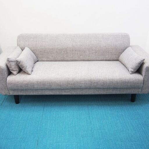 【良品】3人掛けソファ 3Pソファ 幅1800 奥行700 高さ680mm (KA17)