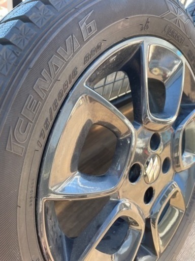 冬用タイヤ　アイスガード6ホイールセット　スズキ XBEE クロスビー イグニス 他にも 純正 (ガンメタ).  175/60R16 サイズ