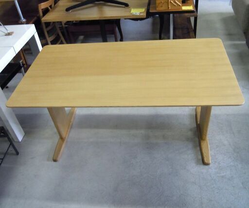 組立未使用品 タモ材 150cm ダイニングテーブル シンプル 札幌市東区 新道東店