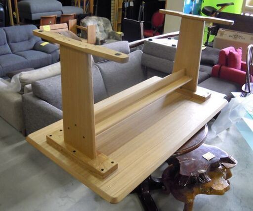 組立未使用品 タモ材 150cm ダイニングテーブル シンプル 札幌市東区 新道東店