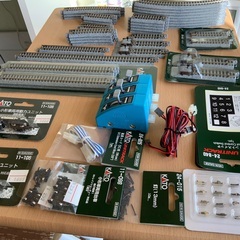 KATO Nゲージ線路シリーズ　MASTER1 20−850エンドレス基本セット他、レール、ジオラマ一式の画像