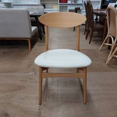 【愛品倶楽部柏店】　飛騨産業／キツツキ　侭シリーズ　円卓ダイニング５点セット　ブナ材の画像