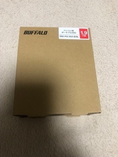新品　未開封　BUFFALO SSD-PG1.9U3-B/NL  1.9TB 名刺サイズ