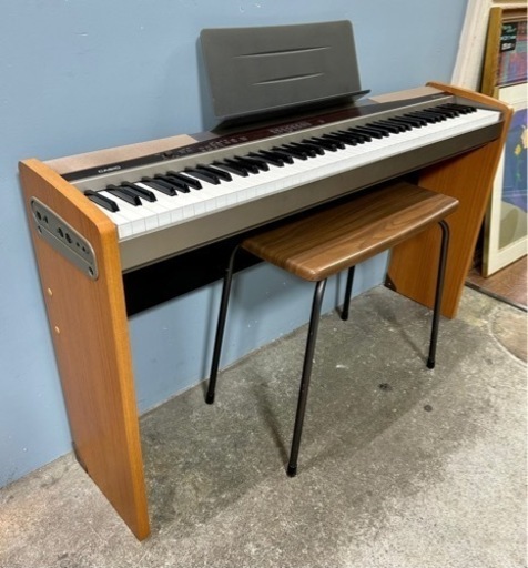 札幌市内配送無料 CASIO Privia カシオ 電子ピアノ PX-100 88鍵盤 専用スタンド装着済み