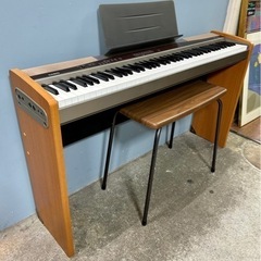 札幌市内配送無料 CASIO Privia カシオ 電子ピアノ PX-100 88鍵盤 専用スタンド装着済みの画像