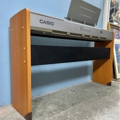 札幌市内配送無料 CASIO Privia カシオ 電子ピアノ PX-100 88鍵盤 専用スタンド装着済みの画像