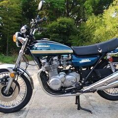 ②カワサキ　KAWASAKI　1975年　Z1-B 青玉虫カラーの画像