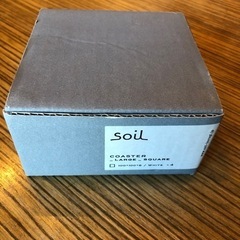 ソイル◆ｓｏｉｌ【珪藻土コースター4枚セット】made in j...