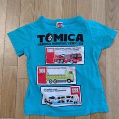 【90cm】Ｔシャツ　トミカ　青
