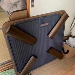こたつ　天板リバーシブル　茶色面傷あります。の画像