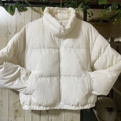 ダウンジャケット　ホワイト　XL 新品　値下げ