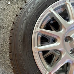 30プリウスにて使用スタッドレスタイヤアルミ付き