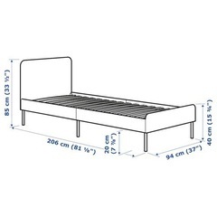 ［良品］IKEA シングルベッド　フレームの画像