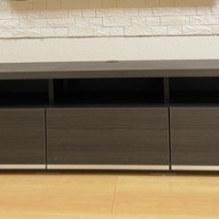 黒木目　テレビボード　幅180cm