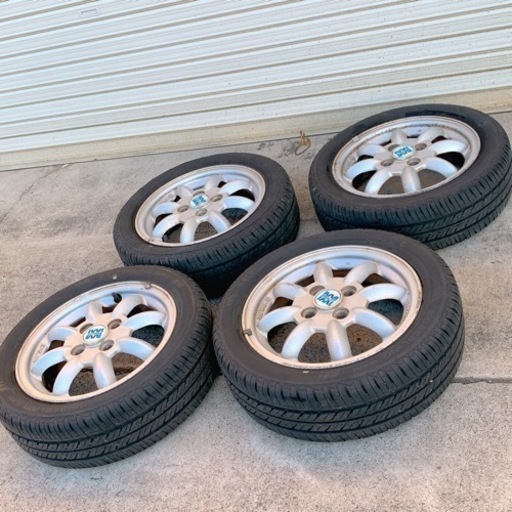 21年タイヤ 9部山 ミラジーノ ミニライト ホイール 165/55r14