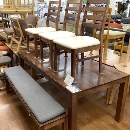 関家具 ダイニング5点セット【トレファク 川越店】