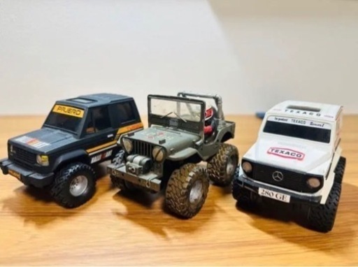 【ミニ四駆】ワイルドJr、ベンツ280GE、パジェロ