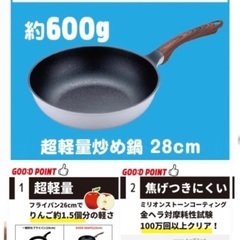 Goo:D SNAPS 超軽量フライパン28センチ