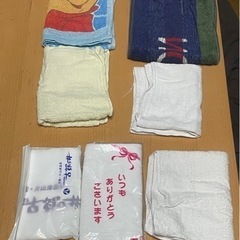 タオル各種まとめ売り 雑巾等にどうぞ12枚プラス新品の貰い物ですがプレゼントの画像