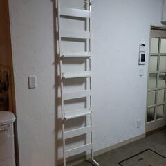 山善　突っ張りラダーラックの画像