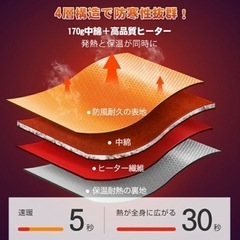 【新品未使用】電熱ベスト　男女兼用　Mの画像