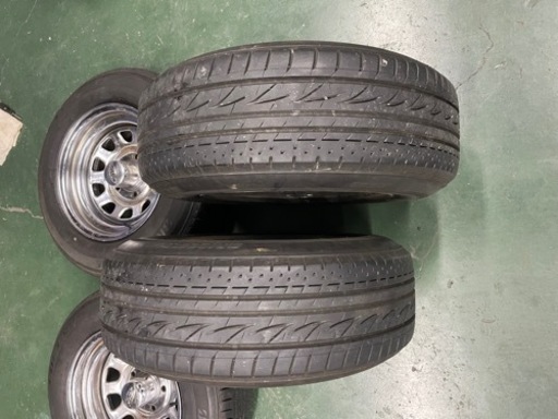 AWC スチールホイール 8J PCD127 5穴 15インチ