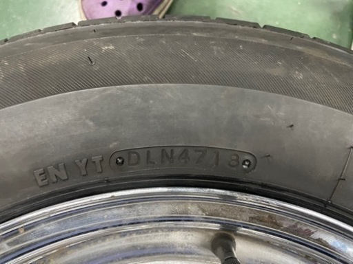 AWC スチールホイール 8J PCD127 5穴 15インチ