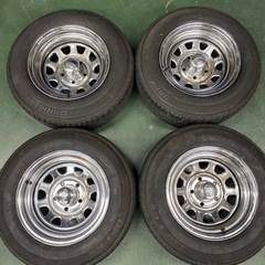 AWC スチールホイール 8J PCD127 5穴 15インチ