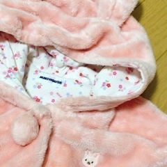 【交渉中】ポンチョとソックスのセット ミキハウス 赤ちゃん キッズの画像