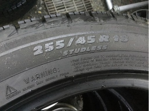 MICHELIN スタッドレスタイヤ　255/45R18