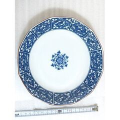 ■未使用・唐ごろも皿197mm（京都たち吉）の画像