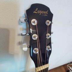 ブルーのギター＋カバー＋スタンドの画像