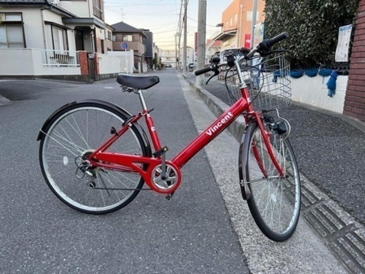 自転車 Vincent 27インチ6段変速