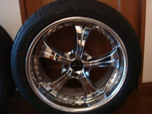 ★ドリフト★希少サイズ★ビエナクラージェ★リム幅8㎝　PCD114.3  5H 19- 9.5J＋22 バリ山DAVANTI 275/40ZR19  101Y ★2本です。